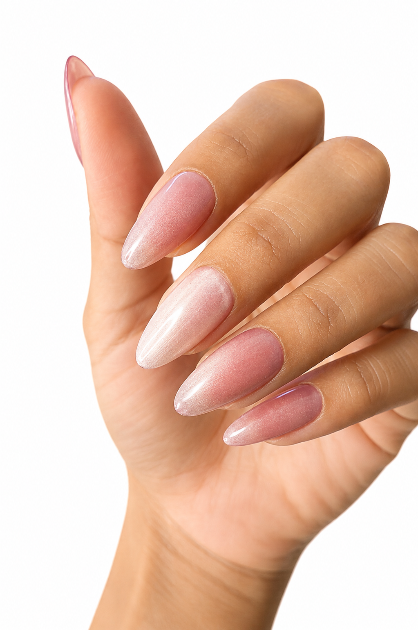Nude pink cateye