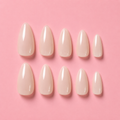Milky white with pearl chrome