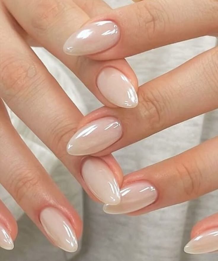 Milky white with pearl chrome