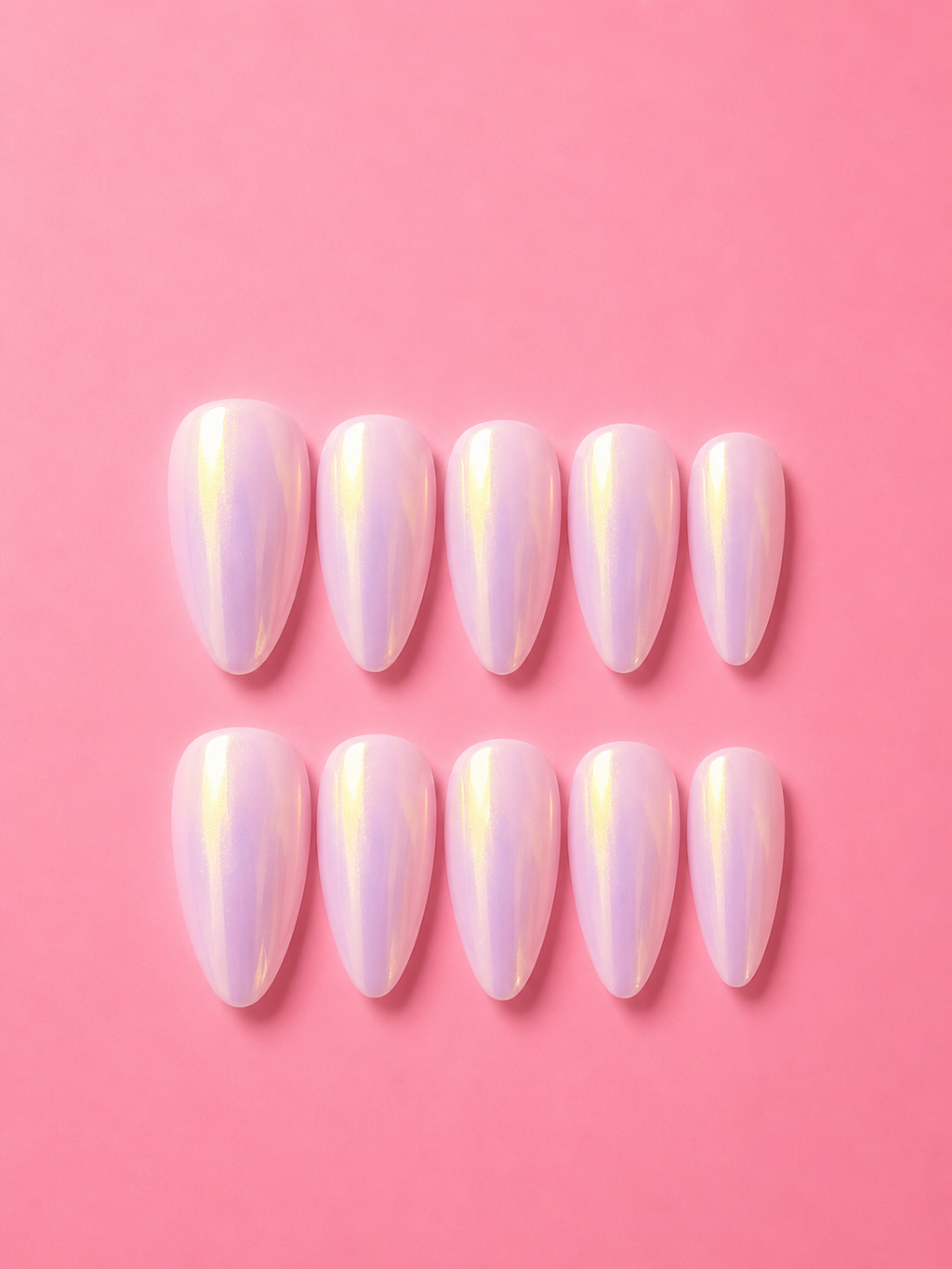Nude pink chrome