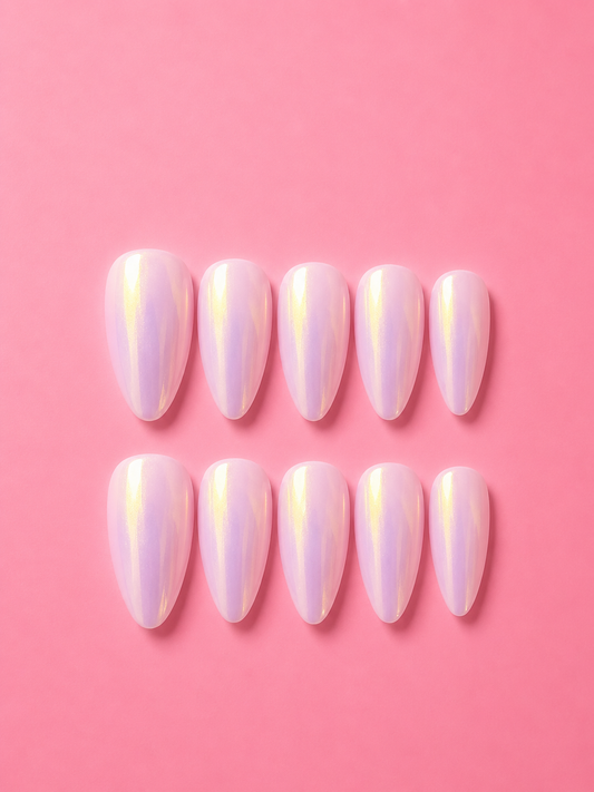 Nude pink chrome