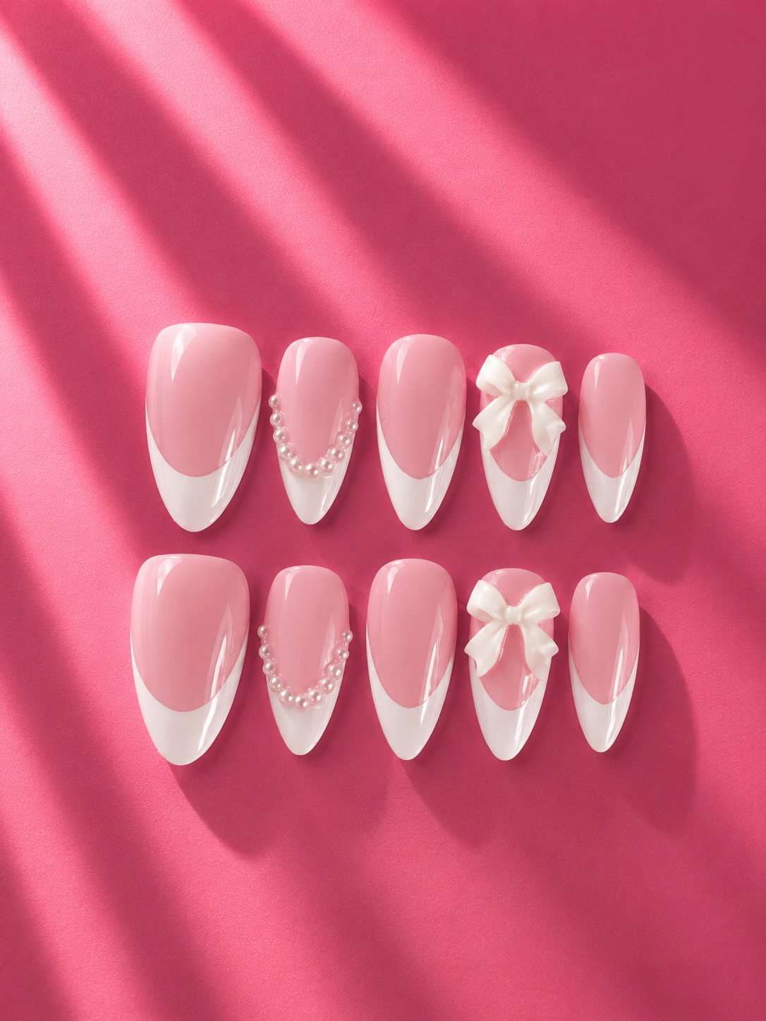 Satin Ribbon Nails