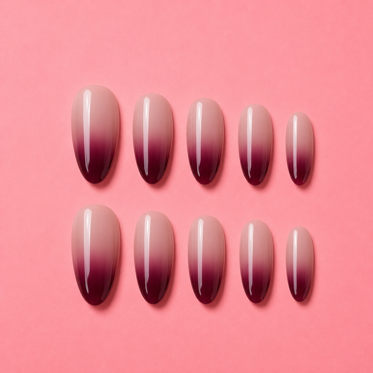 Midnight wine ombre