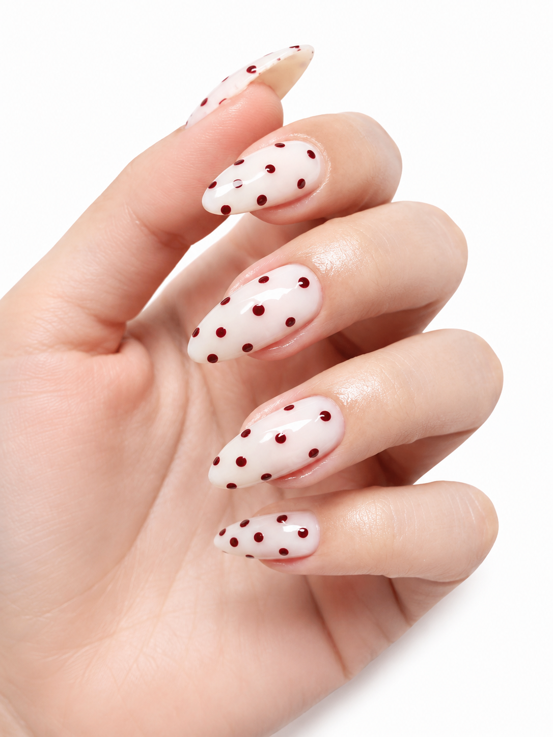 Milk White Cherry Dot