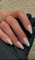 Milky white