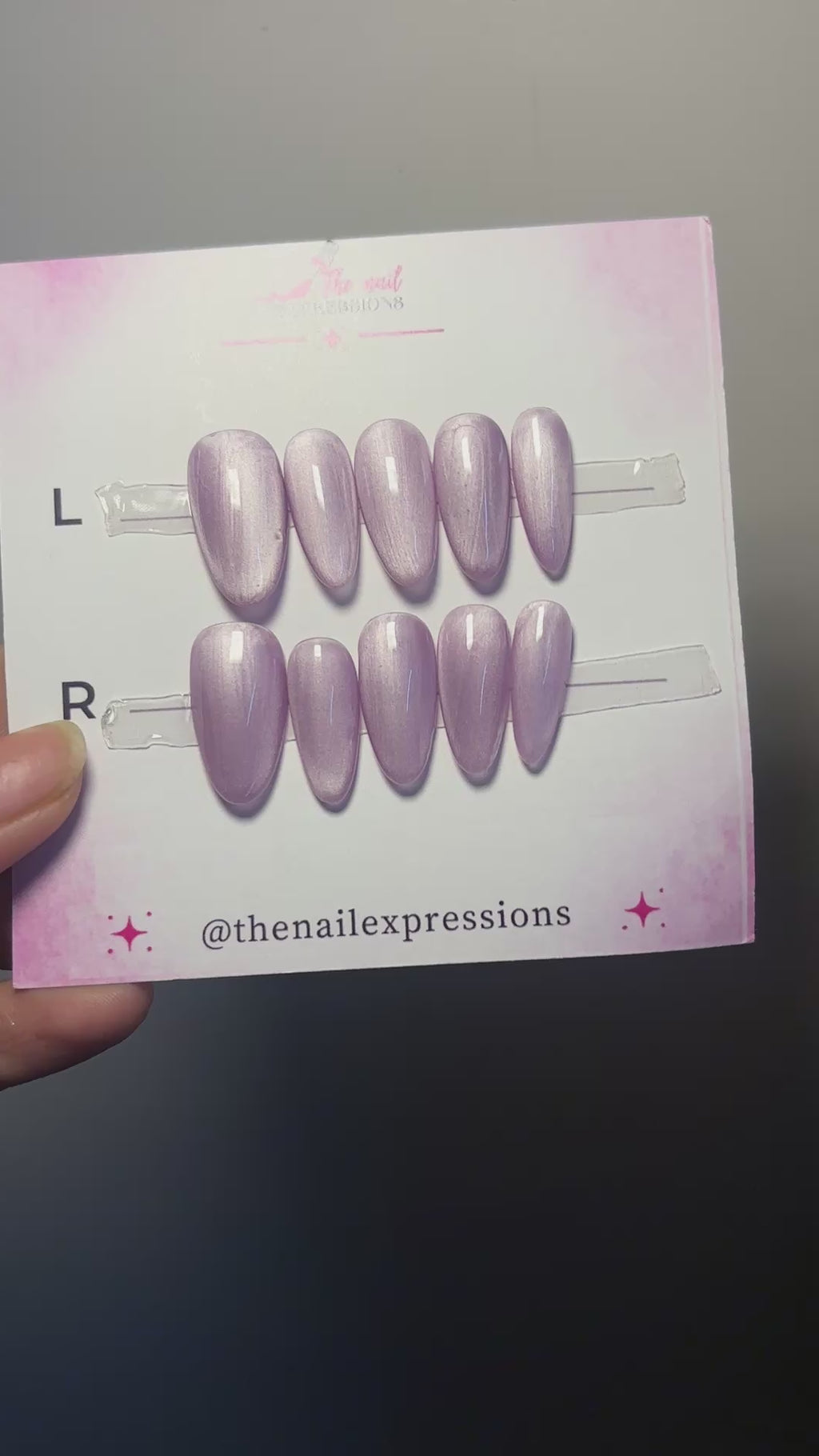 Light purple Cateye