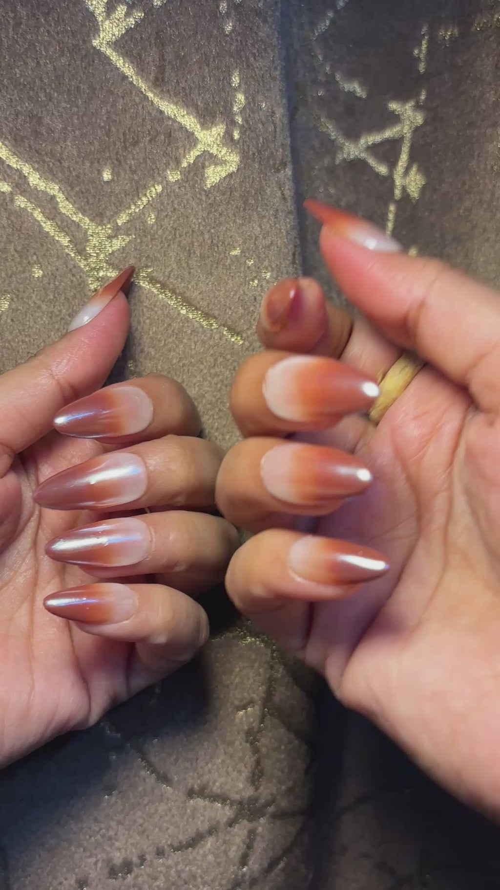 Brown ombre